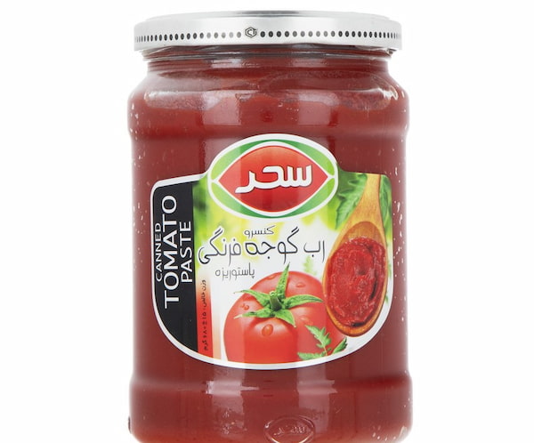 خرید و فروش رب گوجه 680 گرمی شیشه ای سحر با شرایط فوق العاده